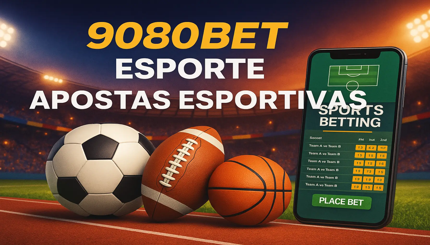 Aposte em apostas esportivas no cassino online 9080BET